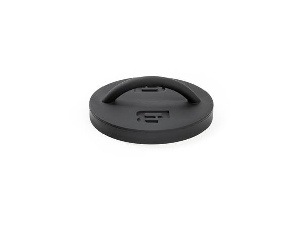 Silicone plug for steam hat Black silicone 