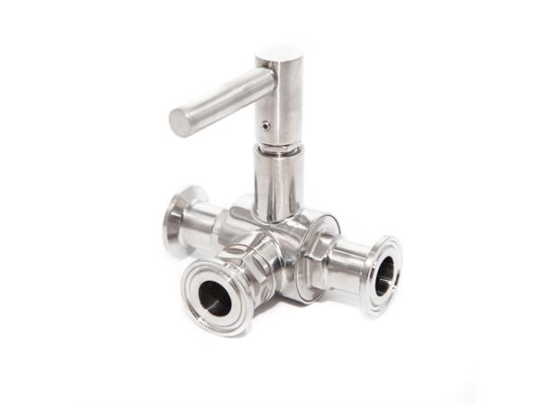 3-way ball valve, TC34mm DN15 Expand your system 