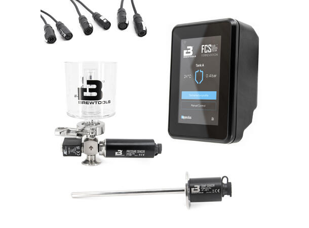 FCS One Starter Kit Unitank/Brite tank Temp, Spunding, Airlock, Ball mount++ 