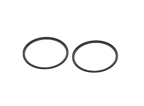 TC Gasket (EPDM), 6", Lipped, 2-pack Low oxygen permeability, black EPDM 