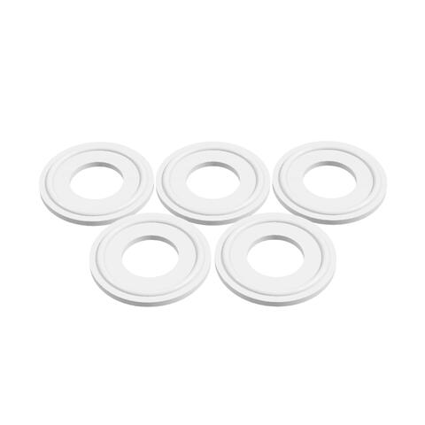 TC Gasket, 34mm, DN15, 5-pack White silicone