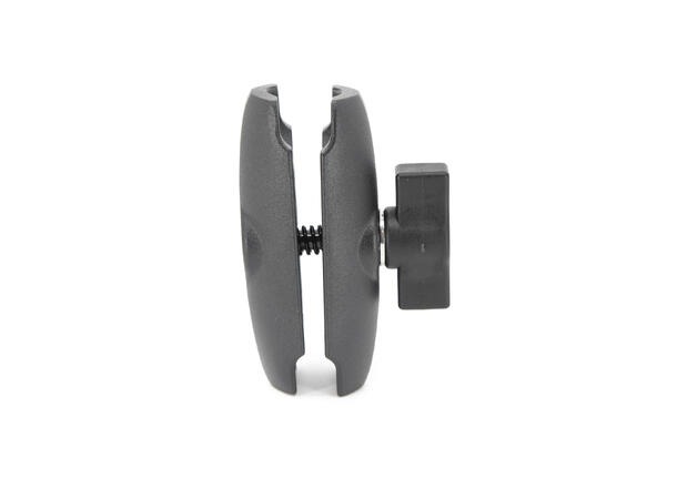 Ball Clamp 1", Connecting Rod 90mm Aluminium, Connects 2 ball joints 