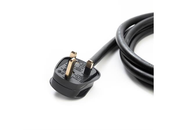 Power Input Cable, UK, 2m BS1363, H07RN 