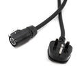 Power cable, 2m, BS1363 (UK) LP20 3-pin female, 3x1.5mm2