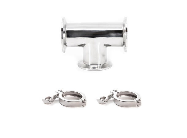 Tee for Density Sensor on Pro Tanks Tee, Clamps and gaskets 