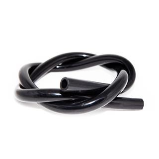 Silicone Tube 16x25mm, black Food grade silicone