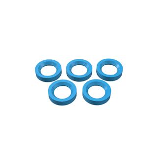 Gasket for sparge pipe/mash hat, 5 pack Blue silicone