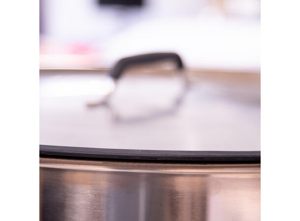 Lid/filter seal, Ø400 Black Silicone 