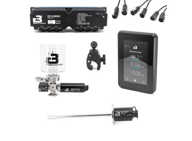 FCS Starter Kit Unitank/Brite tank (V2) Temp, Spunding, Airlock, Ball mount++ 