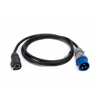 Power cable, 2m, CEE 230V 1ph, 16A LP20 3-pin female, 3x1.5mm2