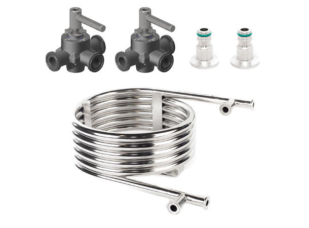 Counterflow Chiller Kit, B50 With valves and accessories 