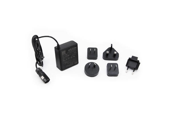 Power Supply, 24V 65W, LP12 2-pin 110-240V, Global adapters included 