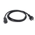 Power cable, 10A, 2m, Schuko LP20 3-pin female, 3x1.5mm2