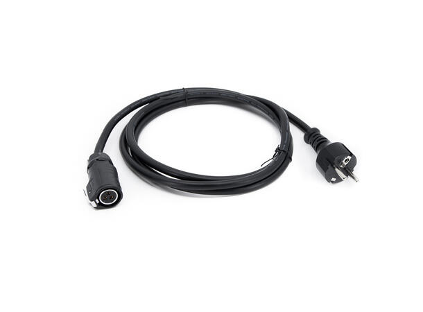 Power cable, 10A, 2m, Schuko LP20 3-pin female, 3x1.5mm2 