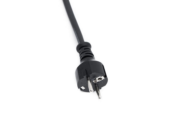 Power cable, 10A, 2m, Schuko LP20 3-pin female, 3x1.5mm2 