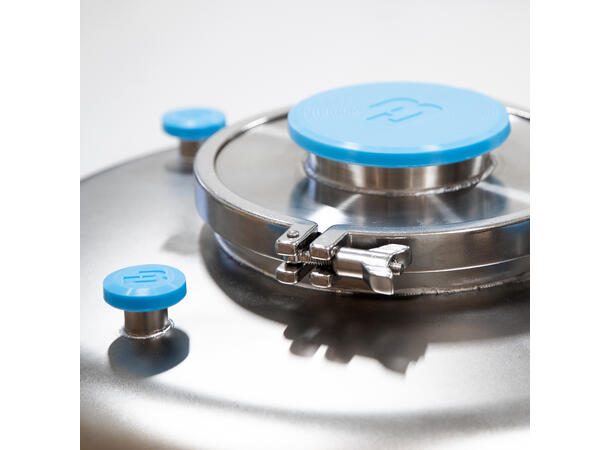 TC Cap, 4" Blue Silicone 