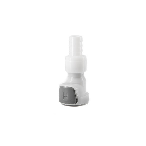 Quick connector, F to 10mm barb (3/8&quot;) Leak free connectors
