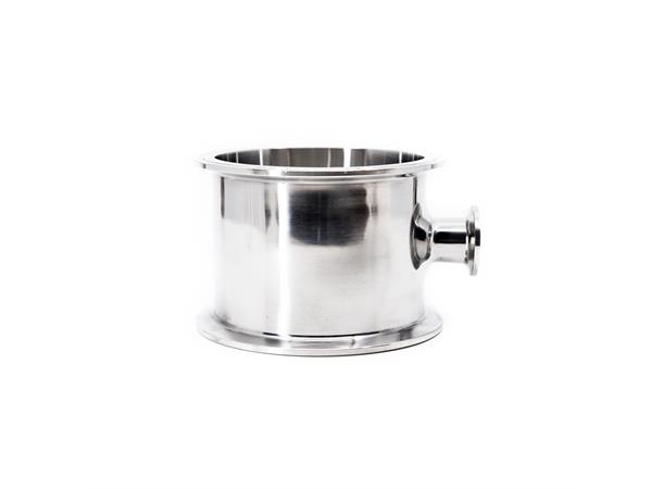 TC 4"  x TC34mm Tee Perfect for venting/purging 