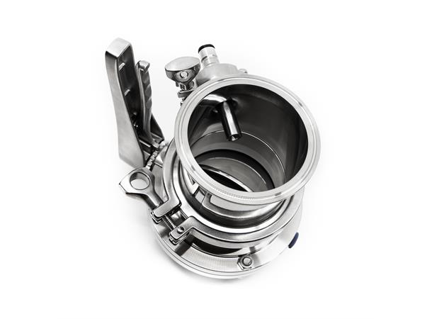 TC 4"  x TC34mm Tee Perfect for venting/purging 