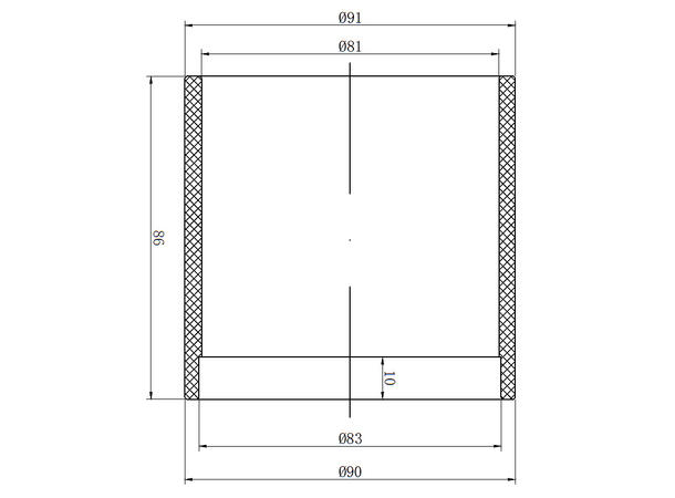 Glass for spunding valve 
