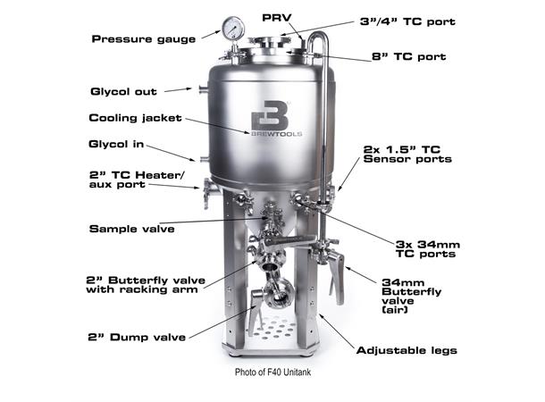F80 Unitank 20-75 liters capacity 