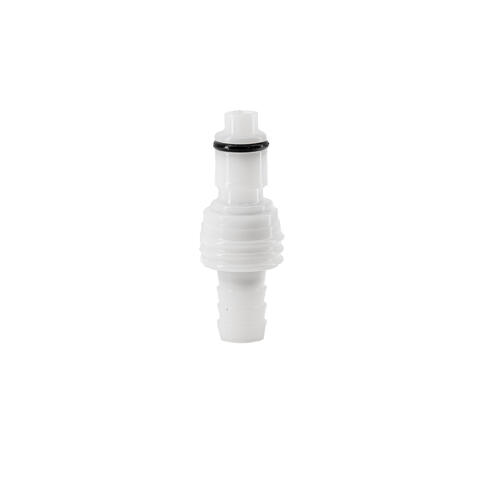Quick connector, M to 10mm barb (3/8&quot;) Leak free connectors