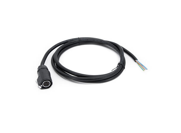 Power cable, 10A, 2m, DIY LP20 3-pin female, 3x1.5mm2 