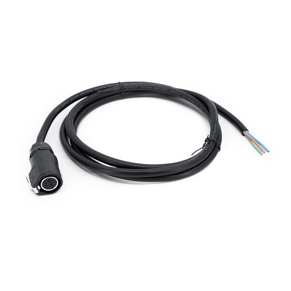 Power cable, 10A, 2m, DIY LP20 3-pin female, 3x1.5mm2