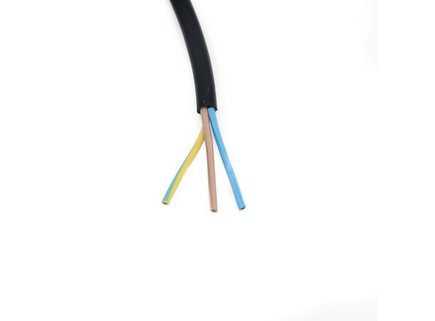 Power cable, 10A, 2m, DIY LP20 3-pin female, 3x1.5mm2 