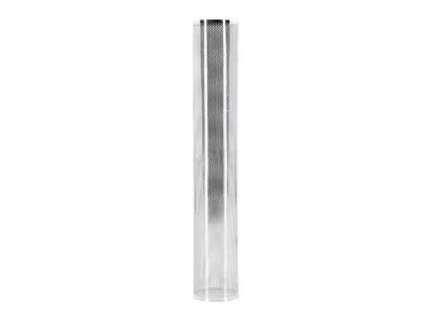 Filter 30mm, 600 micron, L=180mm Stainless, perforated filter 