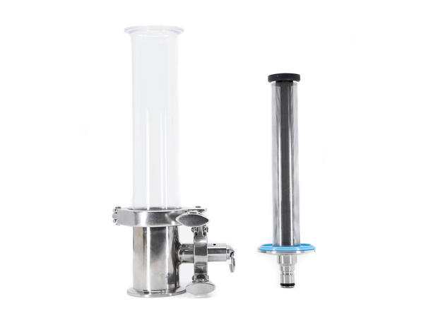 Inline Filter Kit, 2" Ball Lock For post-fermentation filtration etc. 