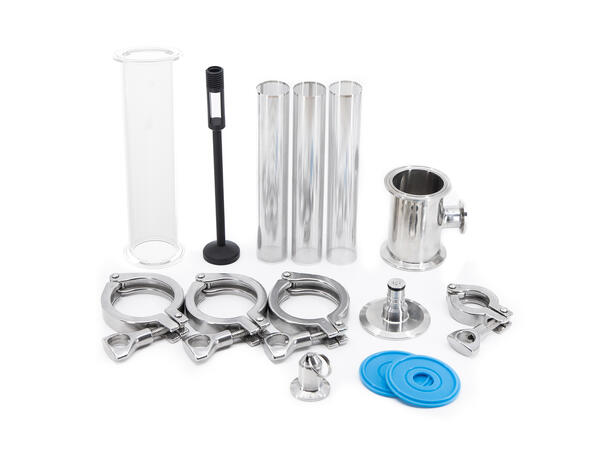 Inline Filter Kit, 2" Ball Lock For post-fermentation filtration etc. 