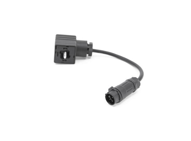 LP12, 2-pin, 100mm, adapter - DIN43650-A LP12 to DIN adapter (DIN43650 Form A) 